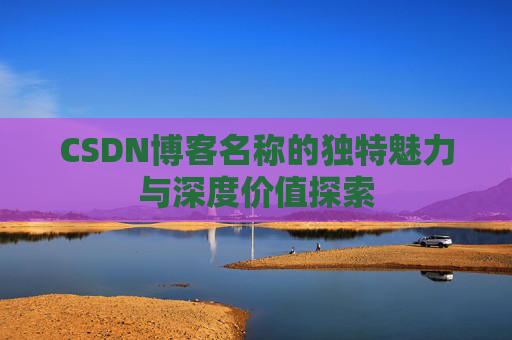 CSDN博客名称的独特魅力与深度价值探索